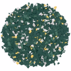 GREEN AND GOLD PILE